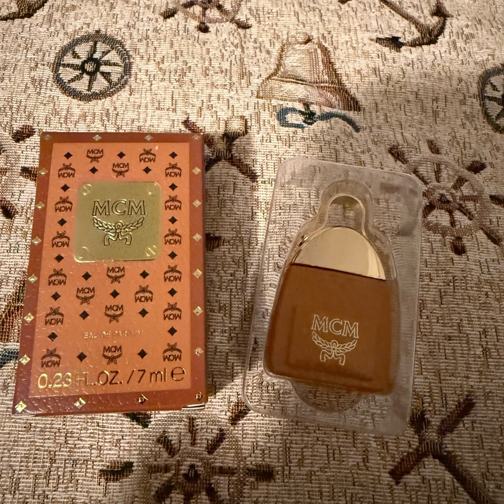 MCM Brown and Gold Mini Perfume